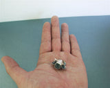 Flower Pendant, Sterling Silver Flower Pendant, Metalwork Pendant, Unique Handmade Pendant, Gift For Her, Present For Her