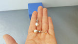 Freshwater Pearl Earrings, Simple Pearl Dangle Earrings, Sterling Silver Pearl Earrings, Bridesmaids Jewelry, Natural Pearl Jewelry