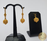 14k Gold Earrings, Traditional Croatian Gold Filigree Earrings, Dubrovnik Gold Ball Earrings, 14 k Gold Earrings, Wedding Gold Earrings