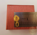 14k Gold Minimalist Pendant, Croatian Filigree Ball Pendant Necklace, Solid Gold Dainty Pendant, Dubrovnik Filigree Pendant