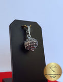 Traditional Croatian Dainty Filigree Ball Pendant, Dubrovnik Jewelry, Sterling Silver Ball Pendant, Mediterranean Vintage Ethnic Jewelry